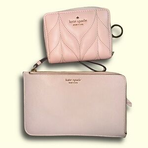 Lot of 2 Kate Spade New York Wallets pink